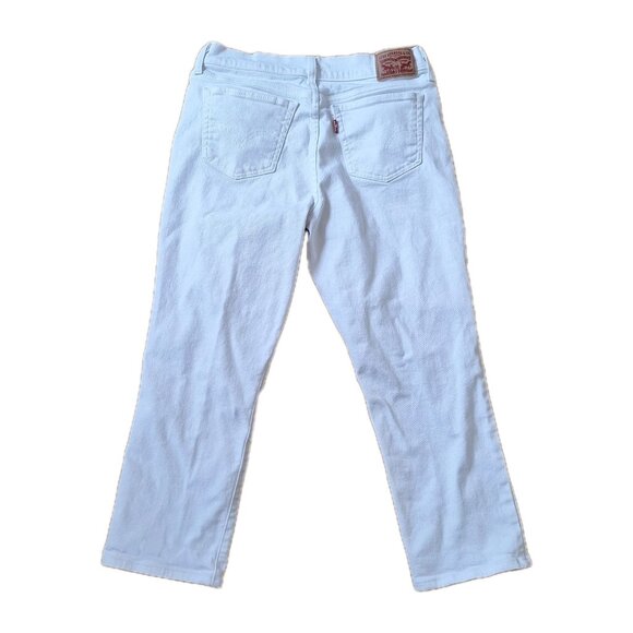 Levi's Strauss White Capri Pants SIZE 26 - Picture 3 of 5